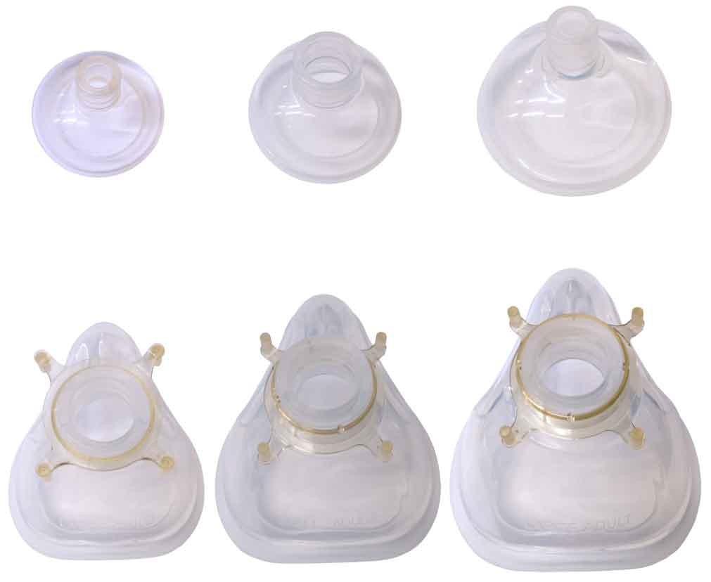 Máscara de Gás Anestésico - Silicone - AUTOCLAVÁVEL - Ref.: 28MAS Máscara de Gás Anestésico - Silicone - AUTOCLAVÁVEL - Ref.: 28MAS