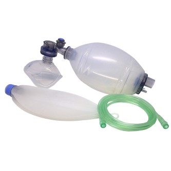 Ressuscitador Manual com Bolsa Reservatório em Silicone - Similar: Ambu - Autoclavável